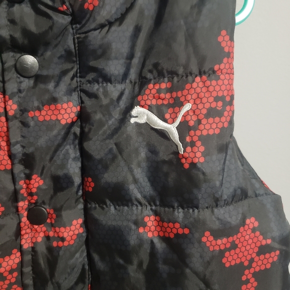Puma kids puffer vest digital pattern size 7 - Picture 5 of 7